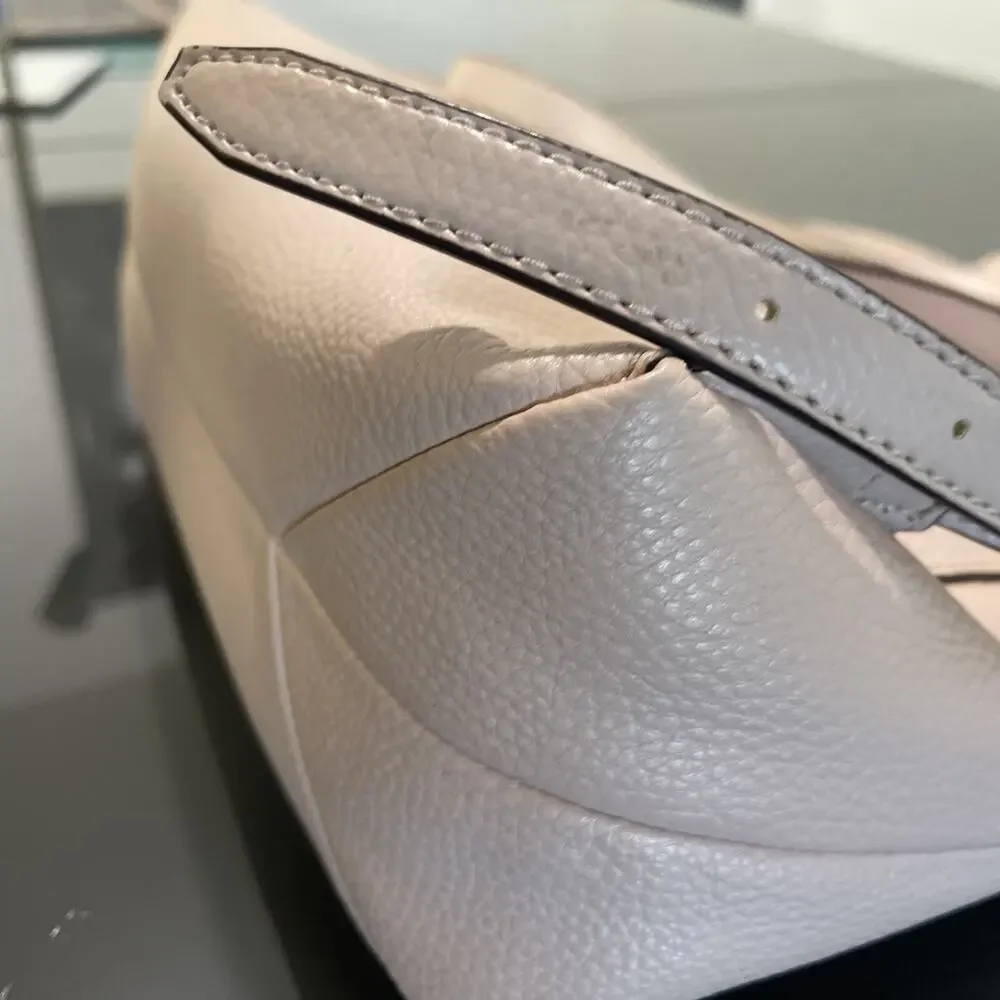Michael Kors Rhea Pink Soft Pebbled Leather Backpack